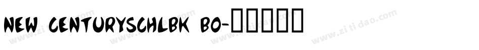 new centuryschlbk bo字体转换